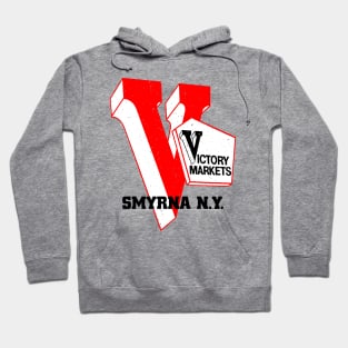 Victory Market Former Smyrna NY Grocery Store Logo Hoodie